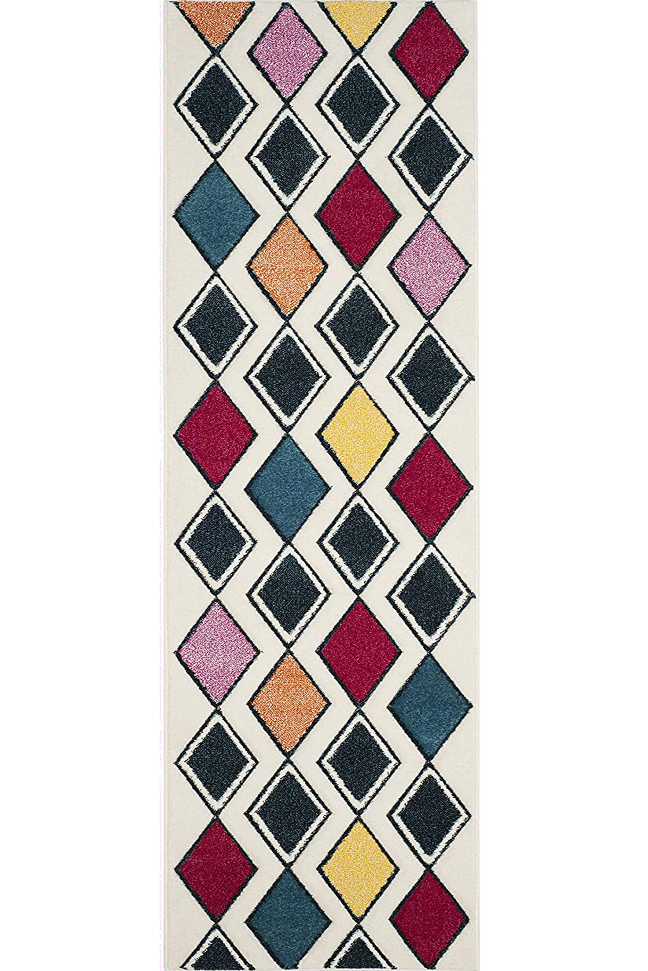 Large View Freya Modern Harlequin Rug