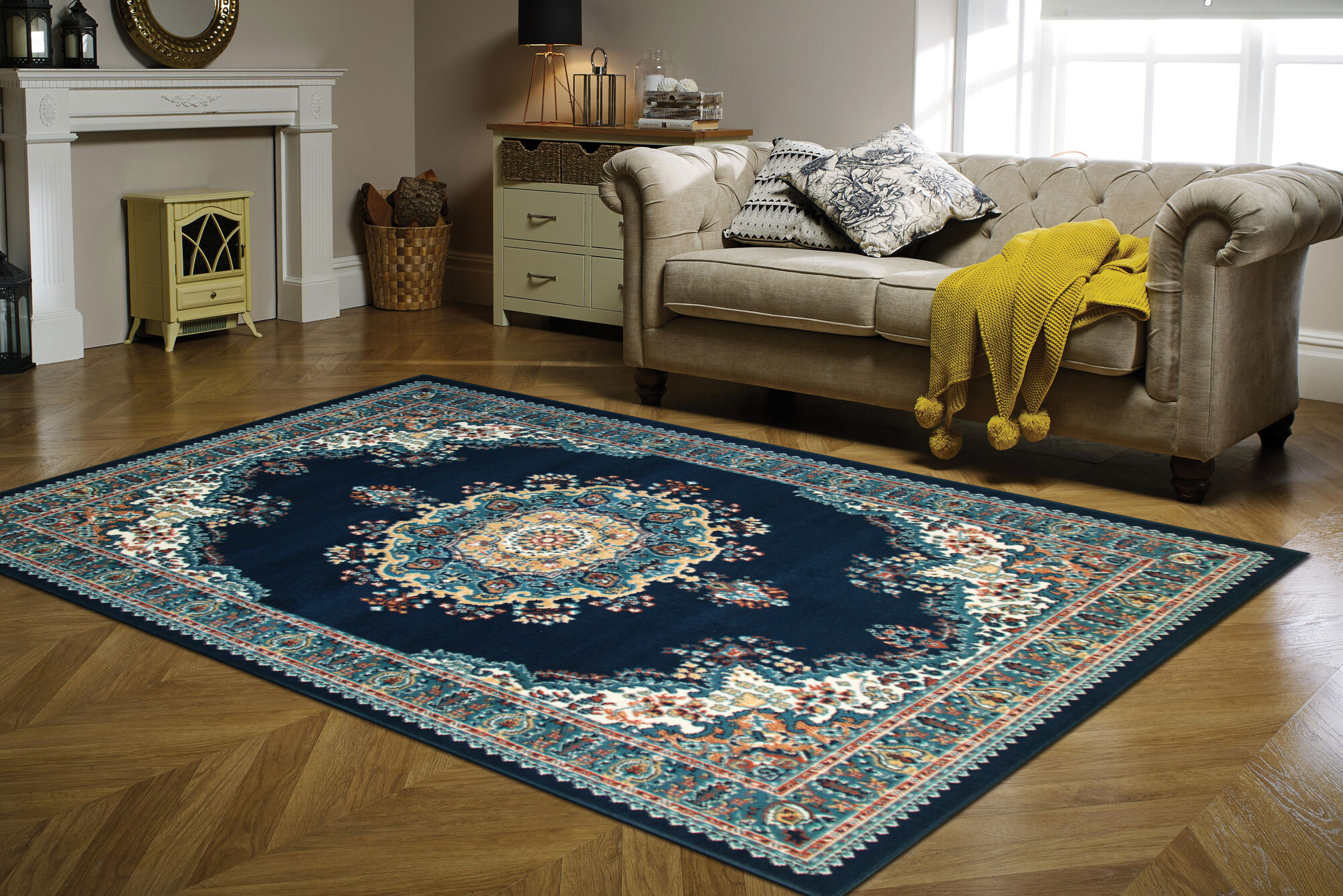 Gil Traditional Medallion Rug