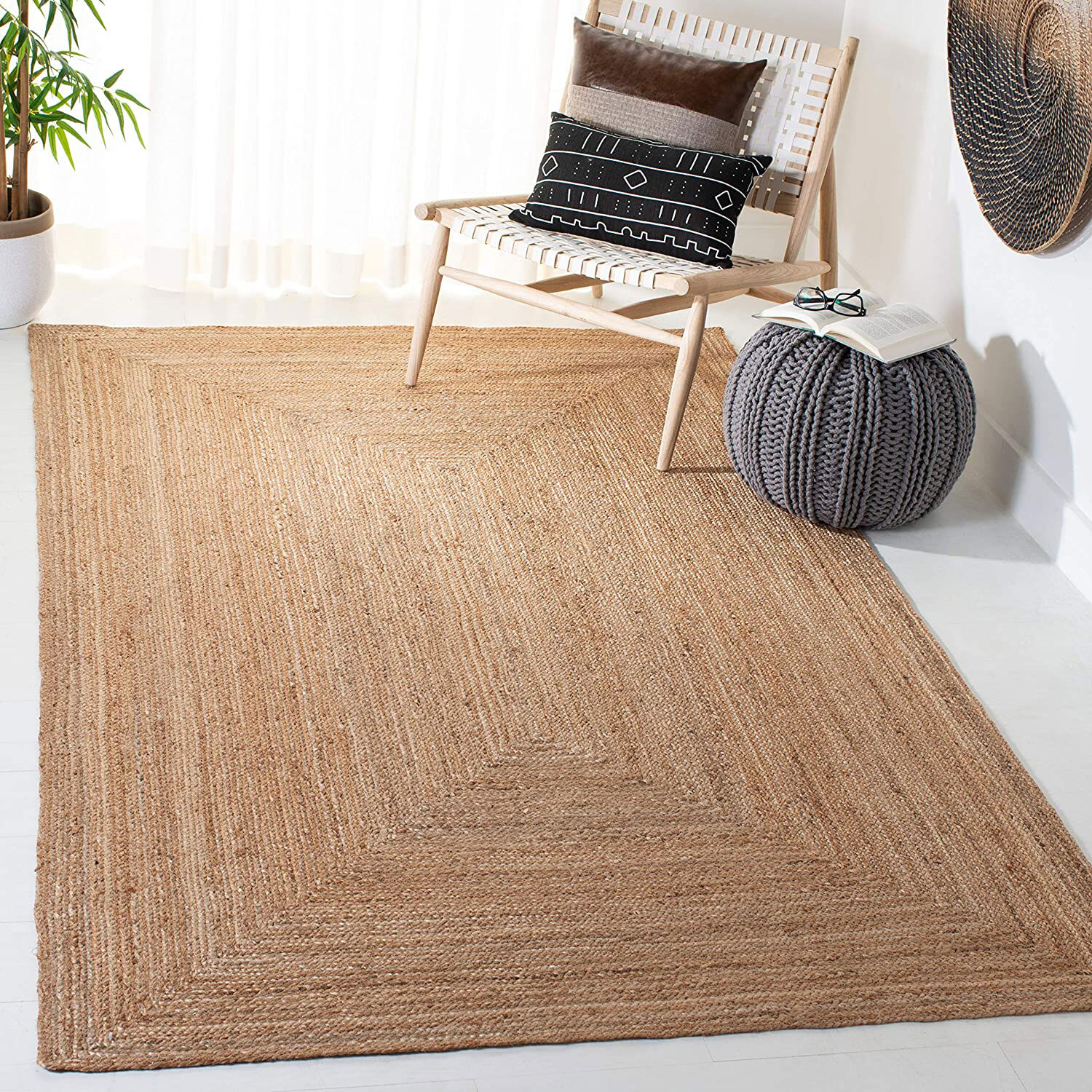 Large View Heath Hand-Woven Jute Rug