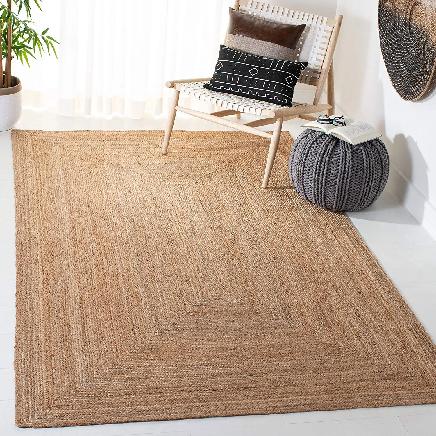 Large View Heath Hand-Woven Jute Rug