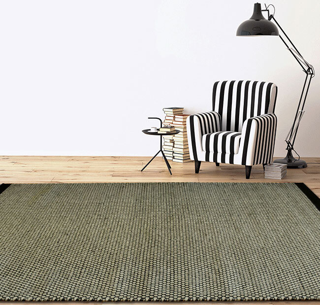 Harper Pebble Pattern Wool Rug