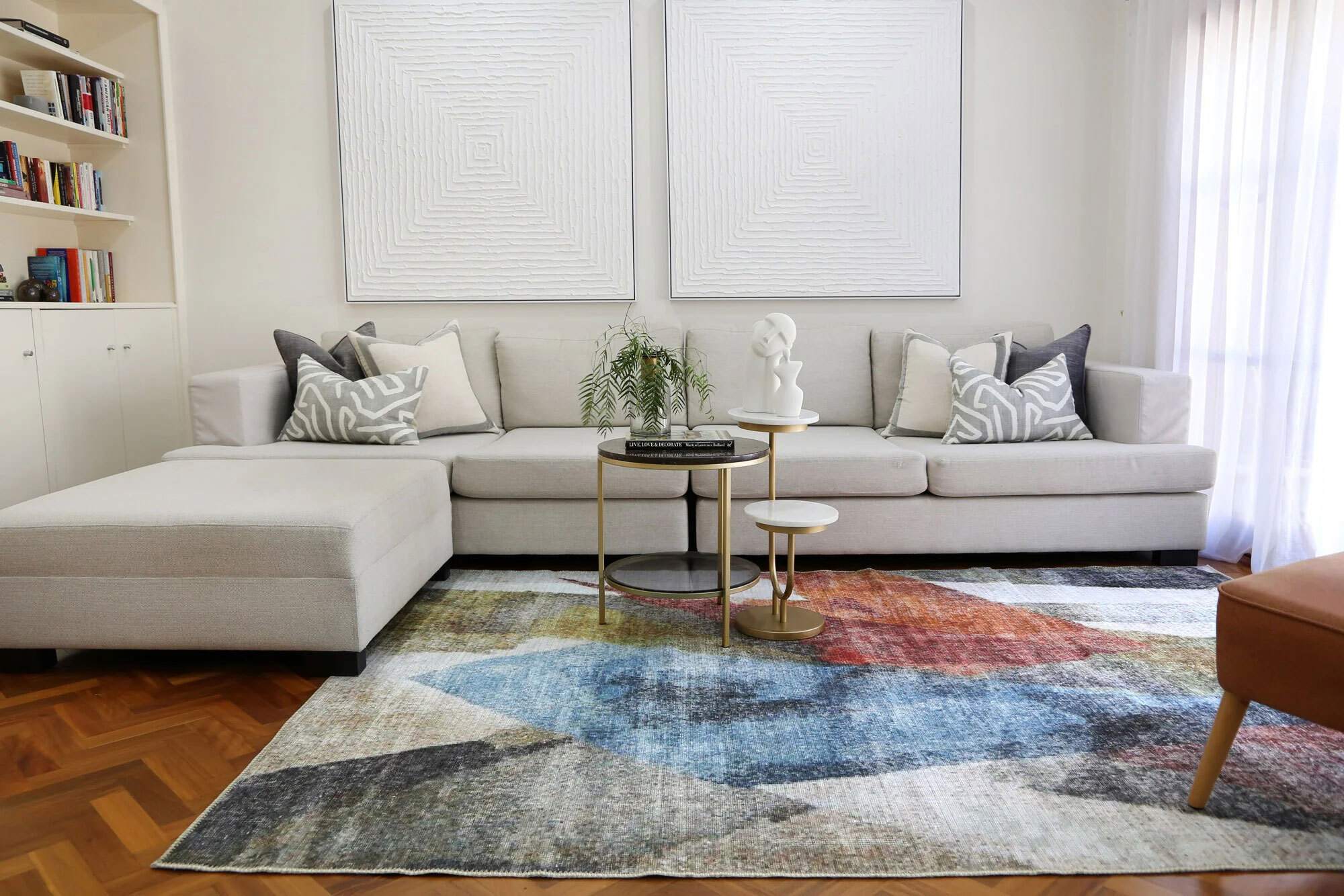 Large View Huxly Machine Washable Rug