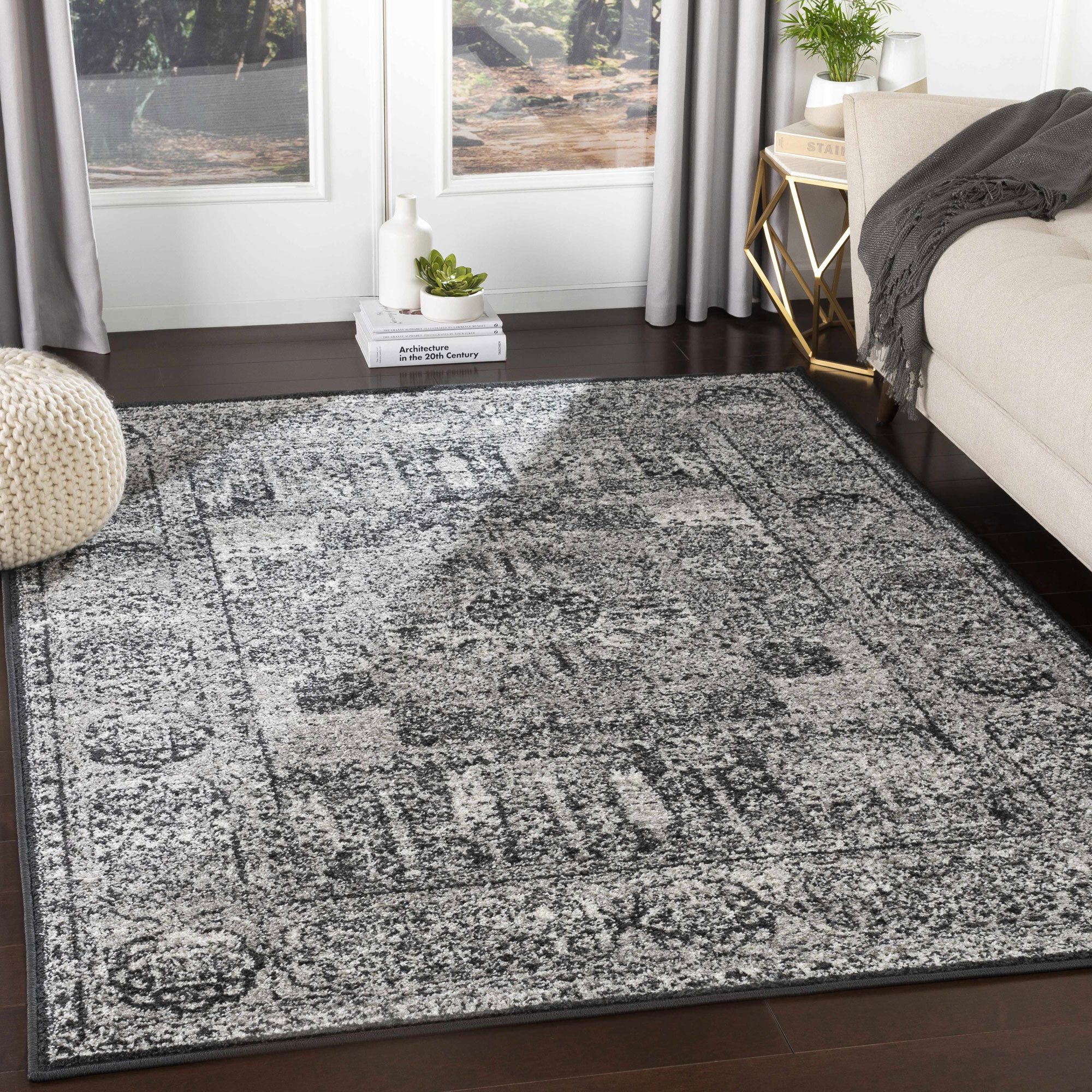 Large View Jack Traditional Medallion Rug