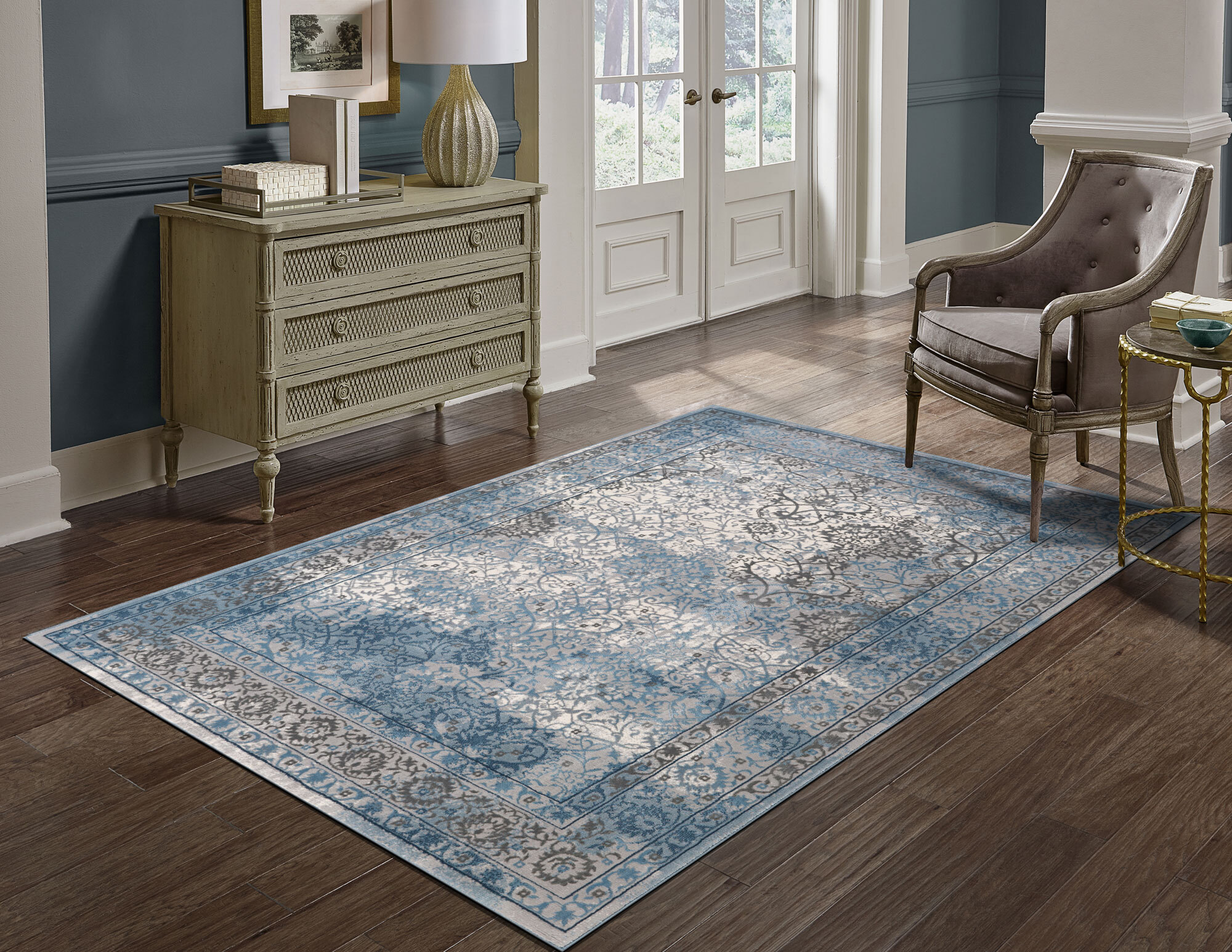 Kyra Transitional Floral Rug