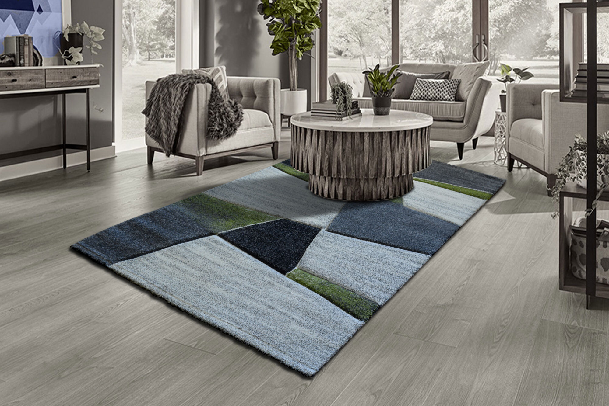 Lucia Modern Geometric Rug