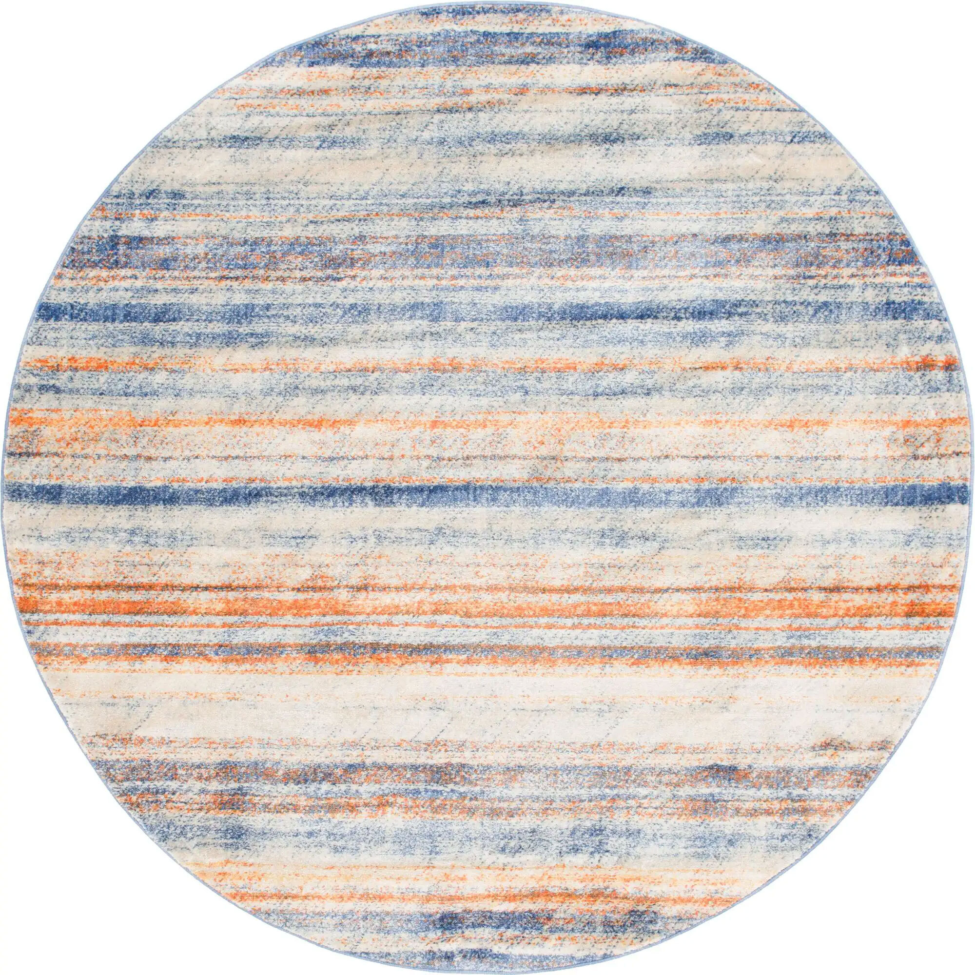Large View Lisa Contemporary Striped Rug