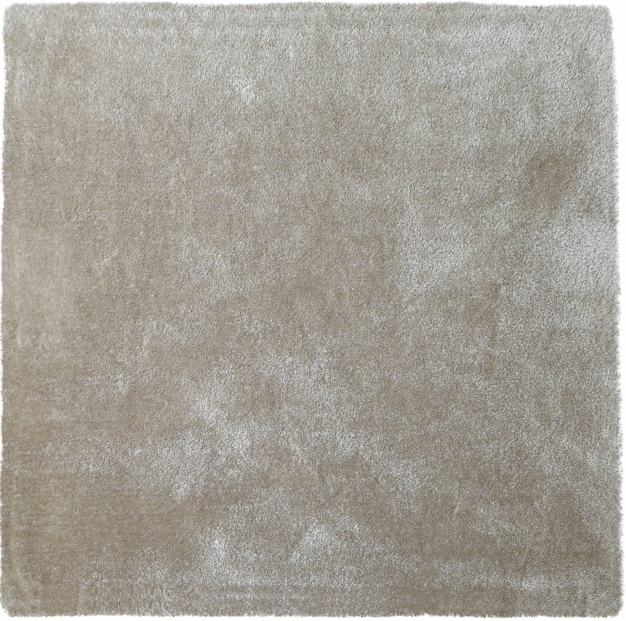 Large View Luxe Thick Plain Shaggy Rug