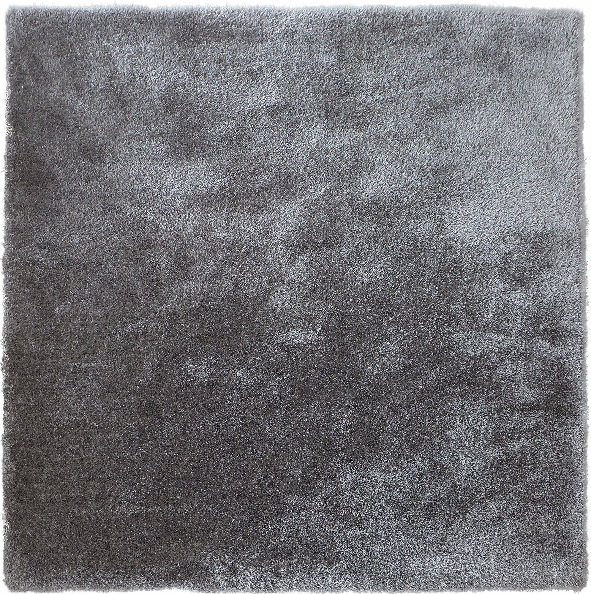 Large View Luxe Thick Plain Shaggy Rug