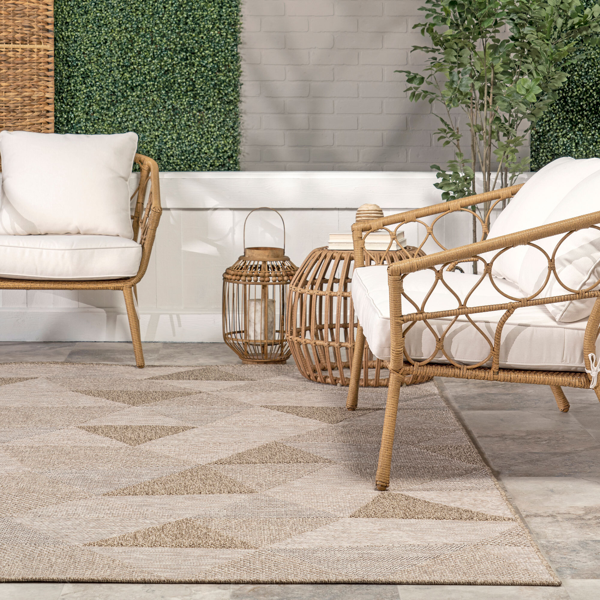 Large View Lotus Indoor/Outdoor Rug