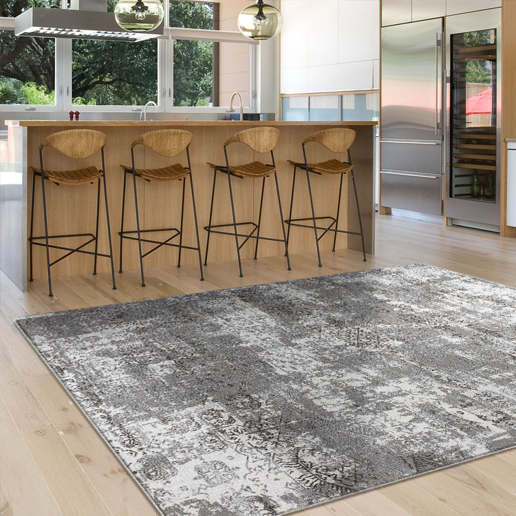 Large View Luna Contemporary Overdyed Rug