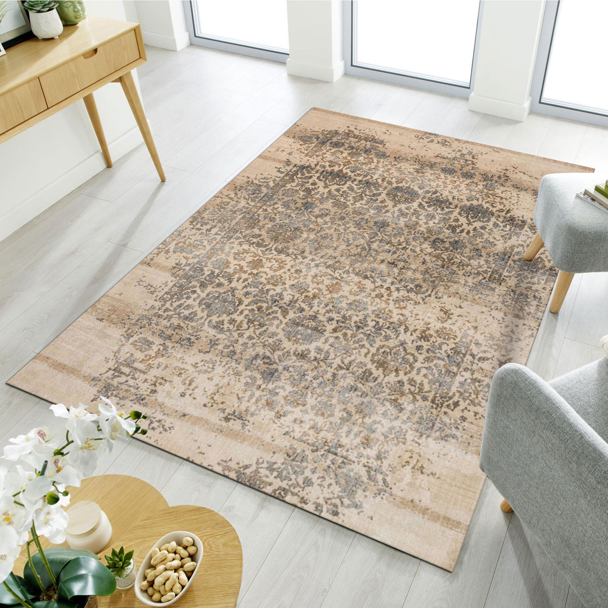 Melanie Contemporary Ivory Rug