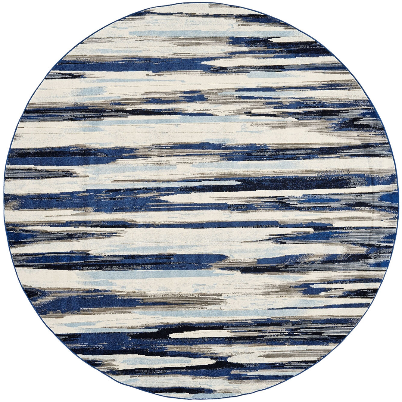 Large View Melissa Contemporary Striped Rug