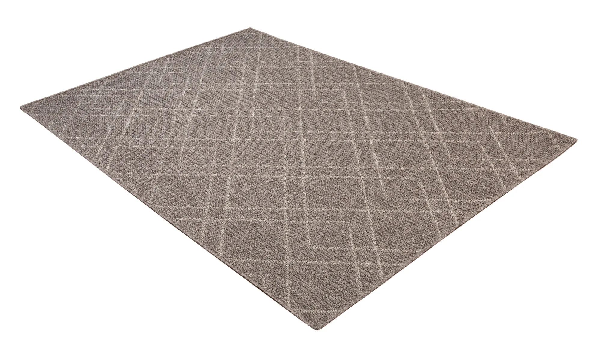 Large View Mika Diamond Design Patio Rug