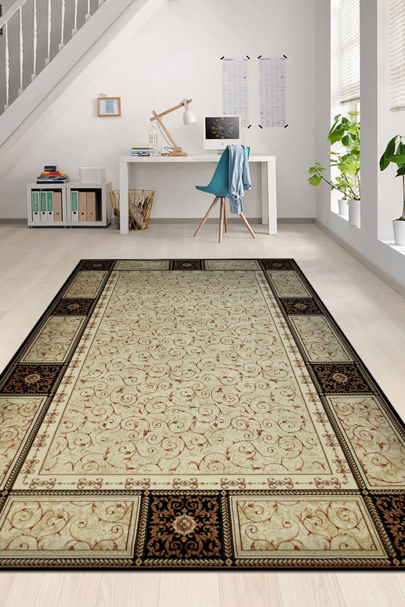 Large View Mercin Traditional Rug