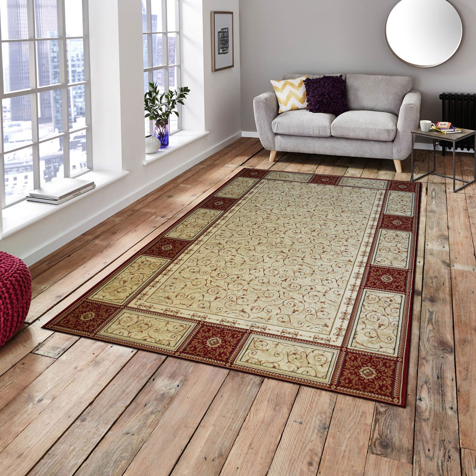 Large View Mercin Traditional Rug