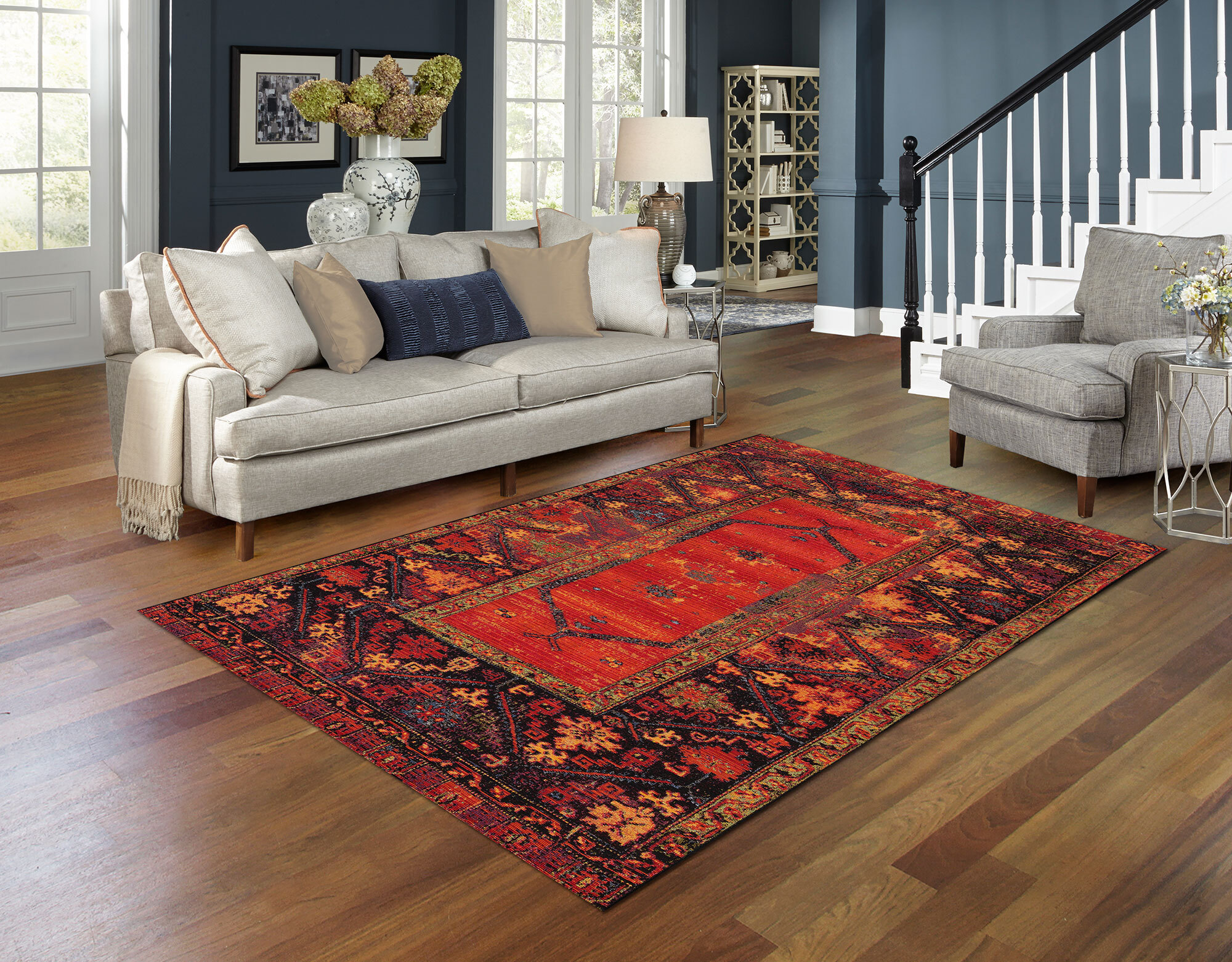 Marly Outdoor Medallion Rug