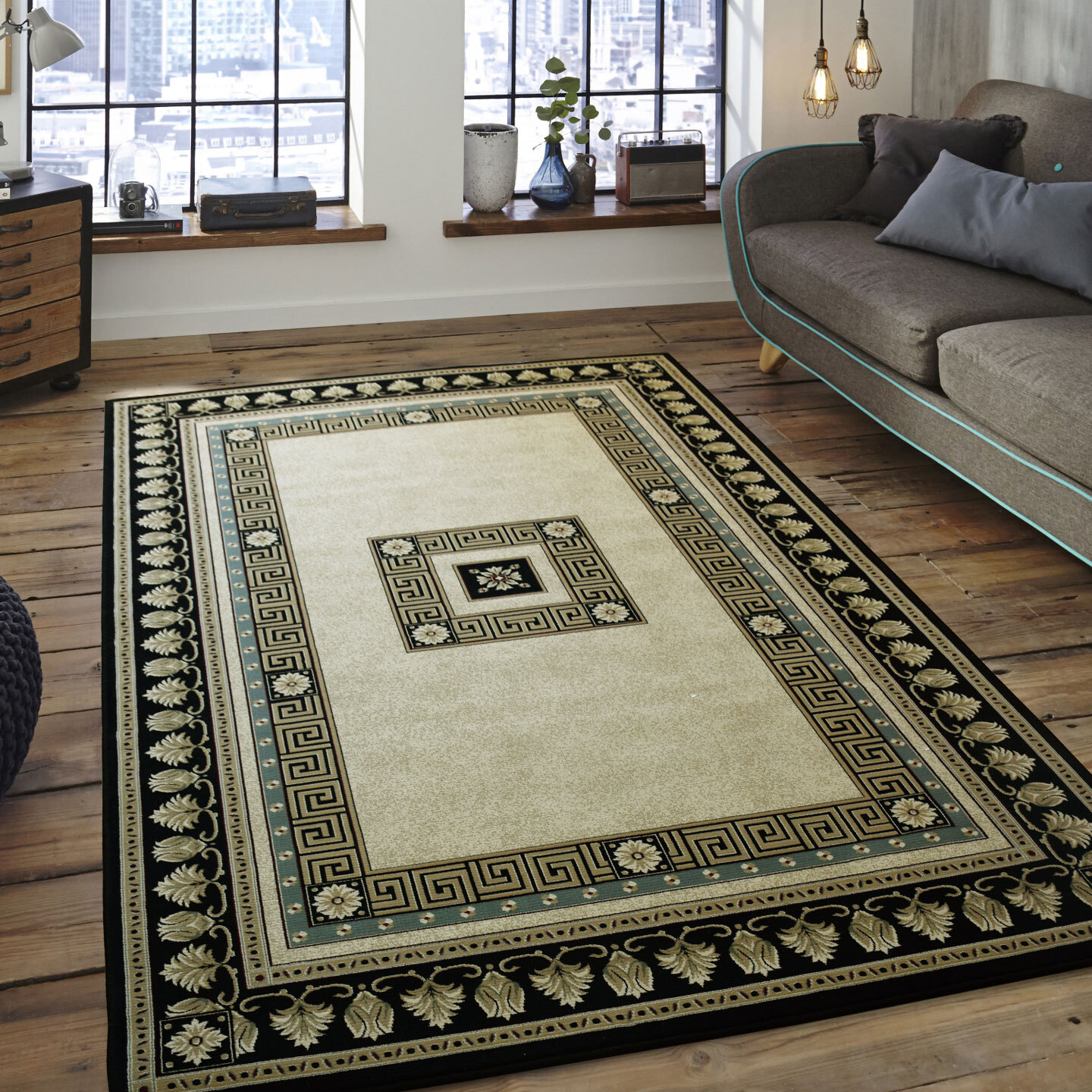 Large View Mercin Traditional Rug