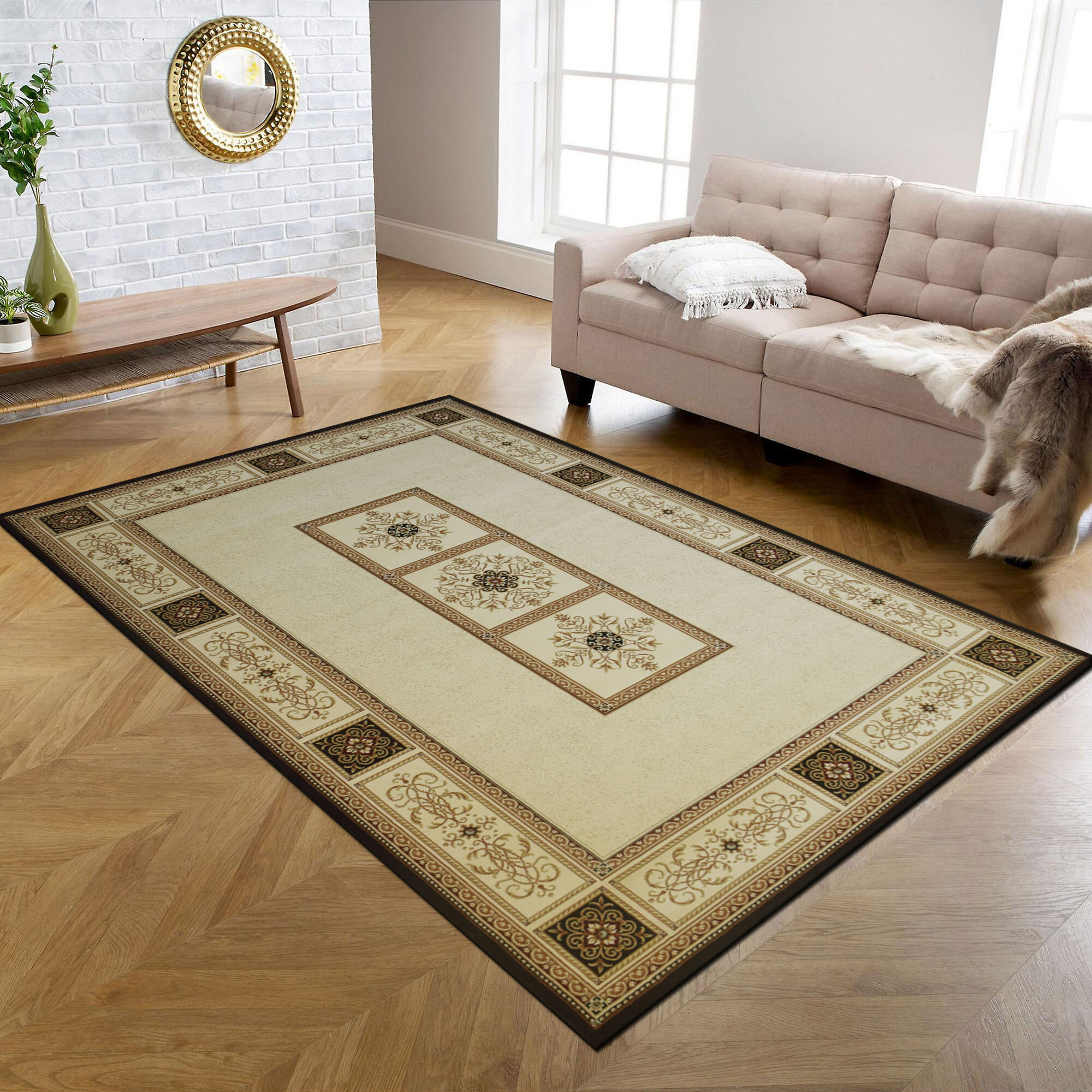 Large View Mercin Traditional Rug