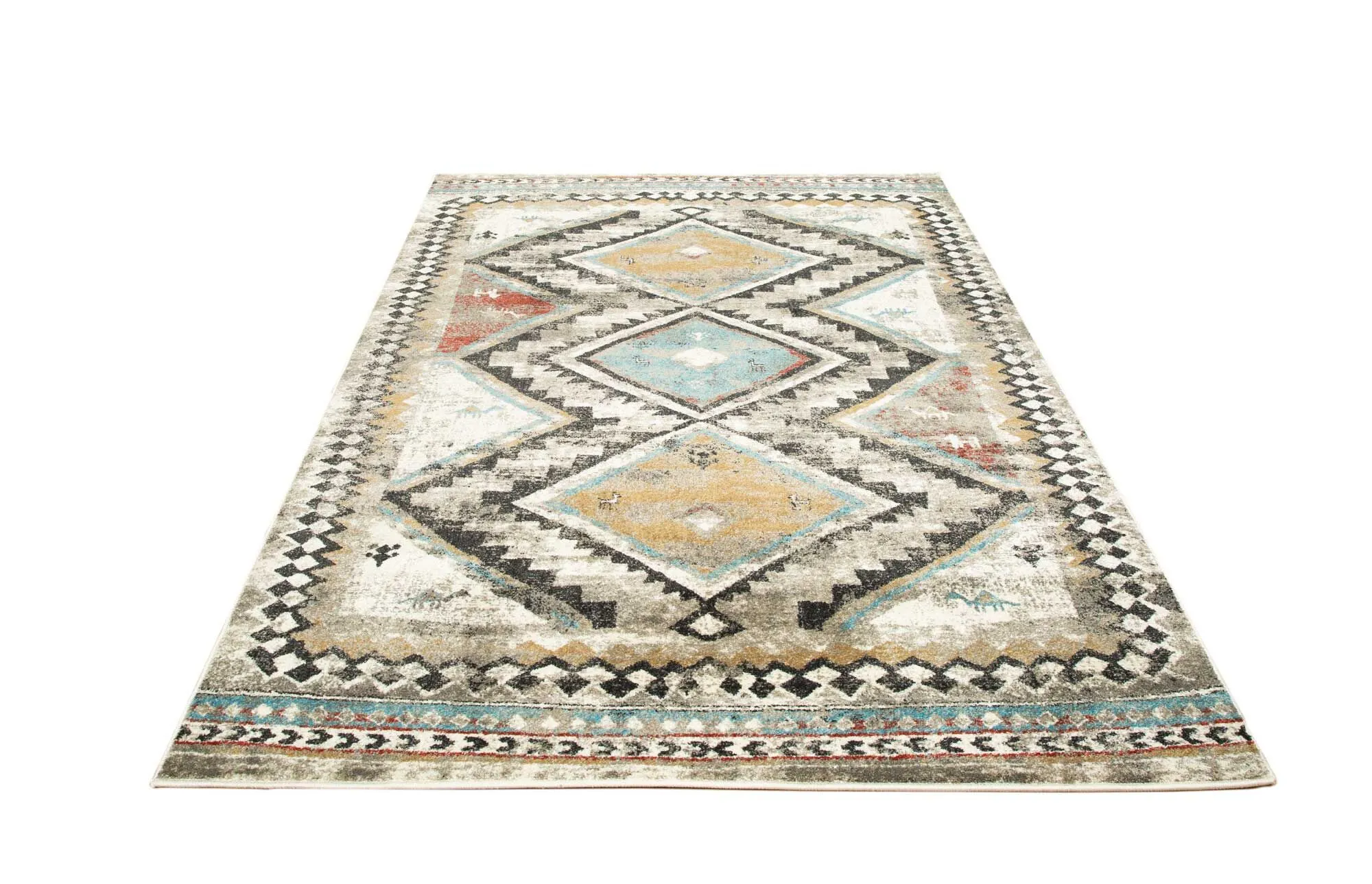 Large View Mobi Geometric Tribal Rug