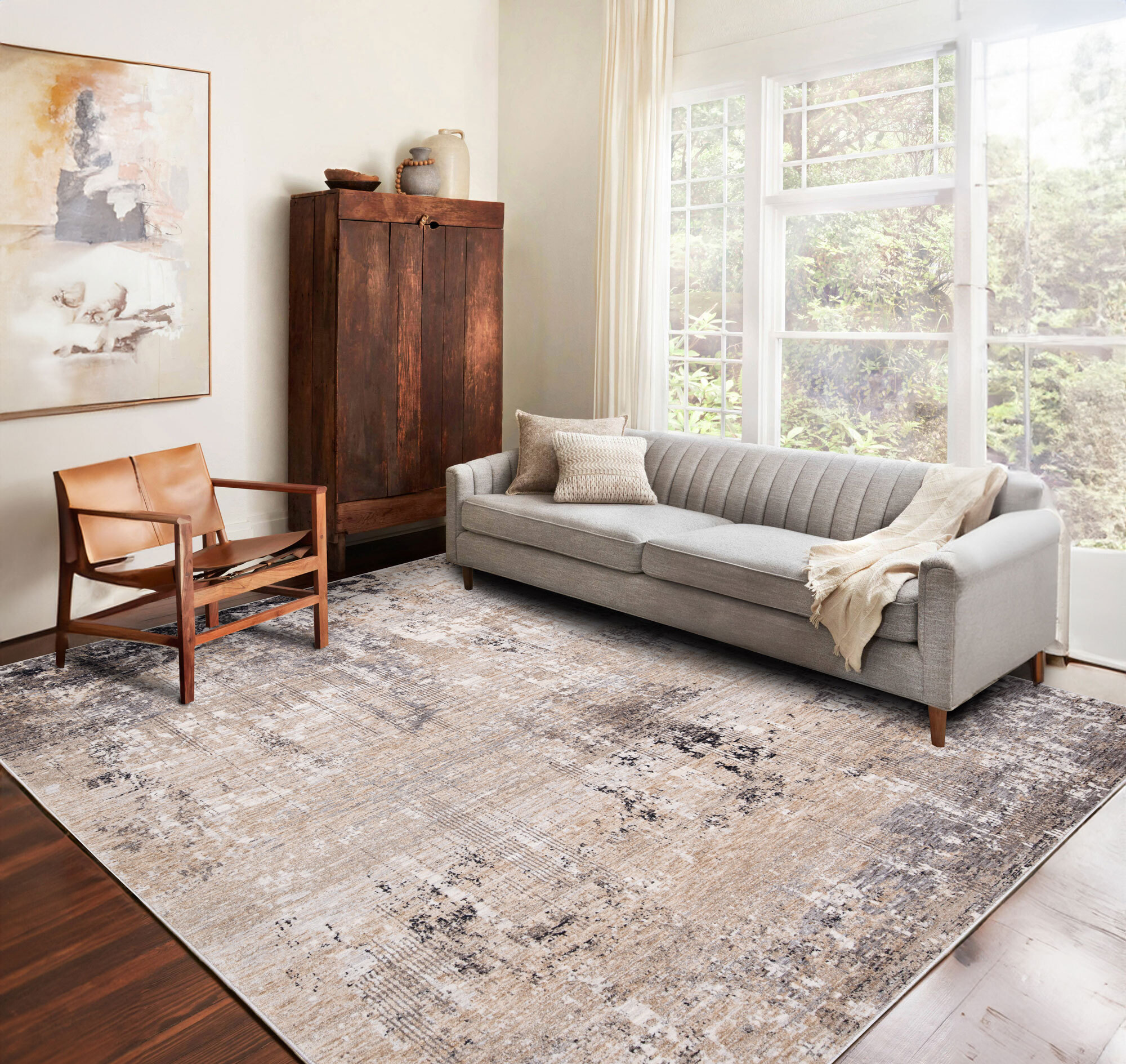 Large View Nadia Contemporary Abstract Rug