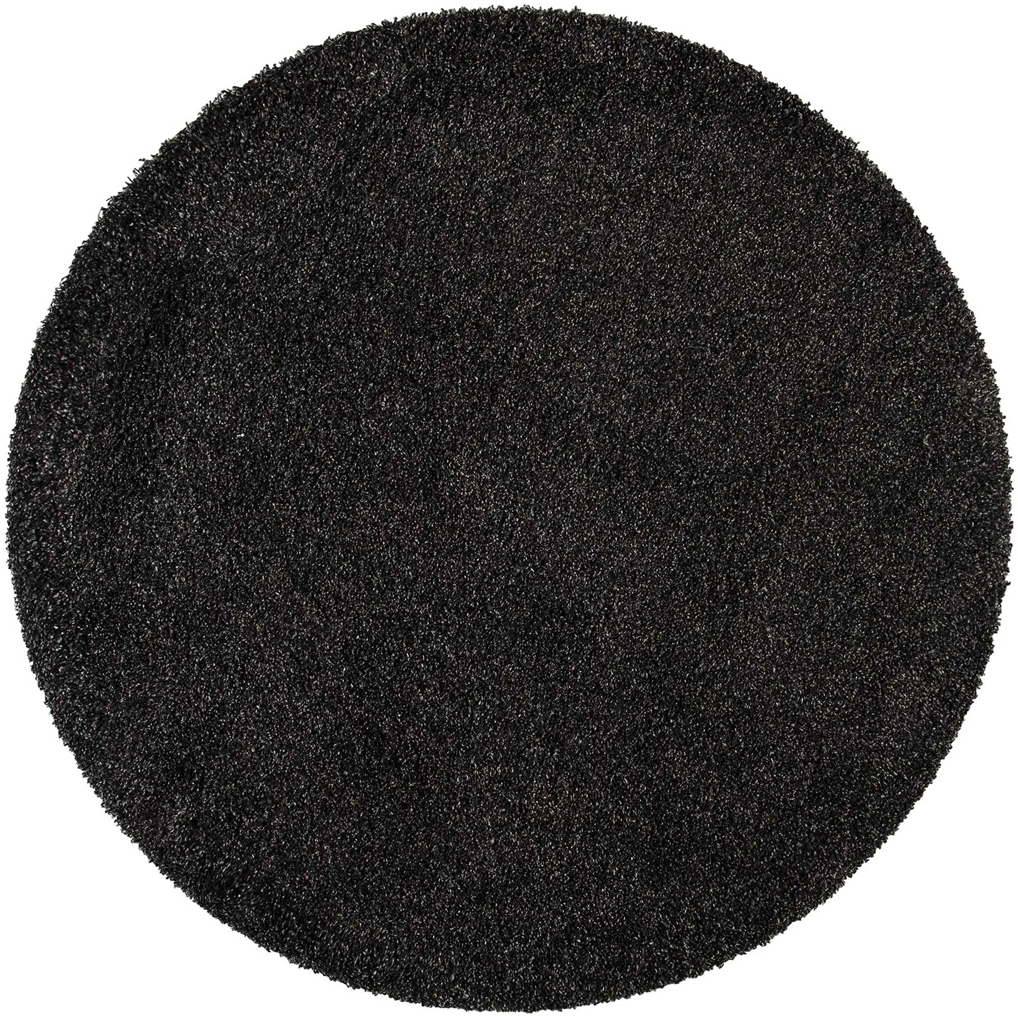 Natura Plain Charcoal Shaggy Rug