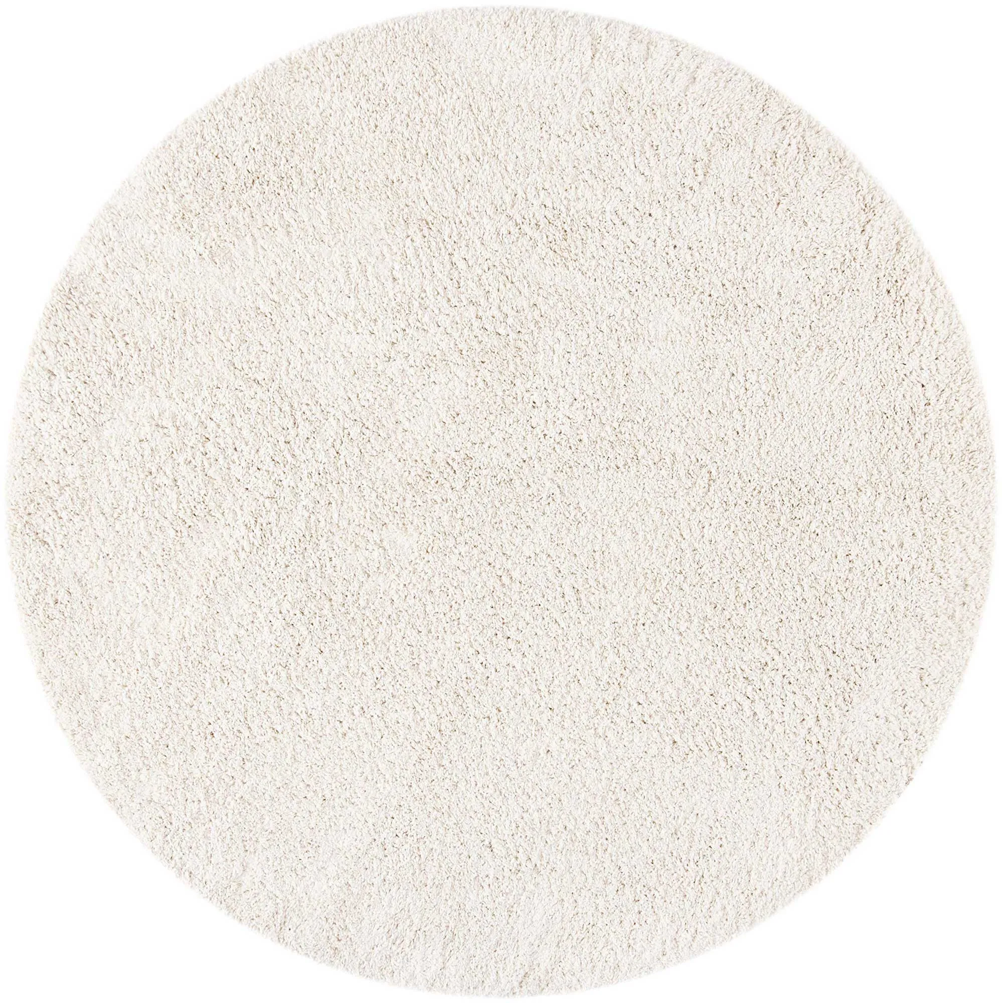 Natura Plain Ivory Shaggy Rug