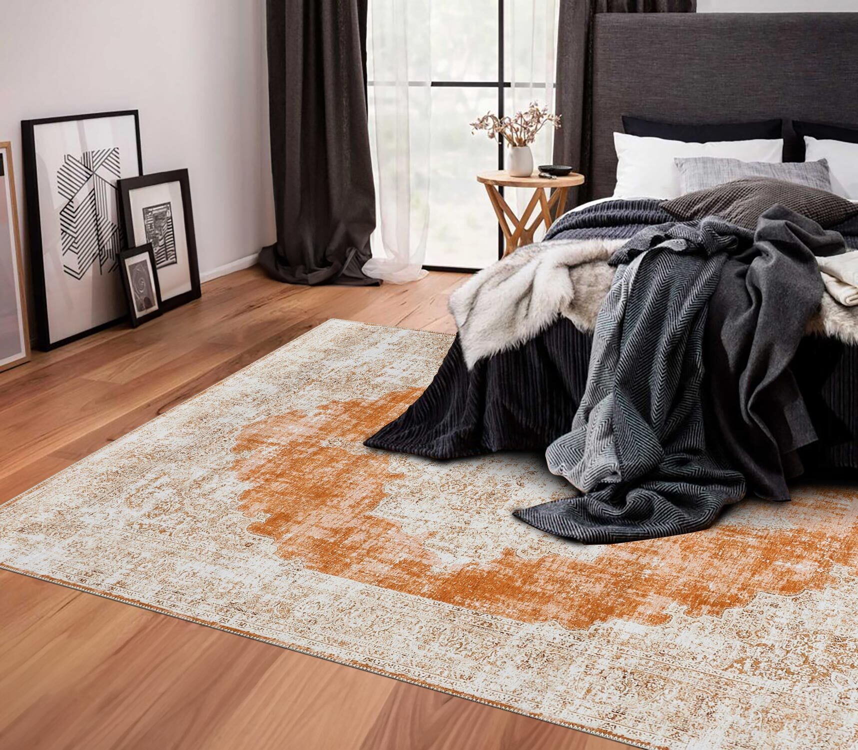 Large View Noble Traditional Medallion Rug