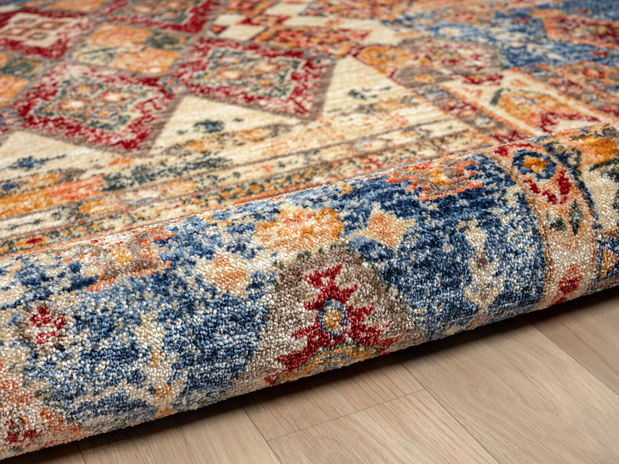 Large View Opal Traditional Fringed Rug