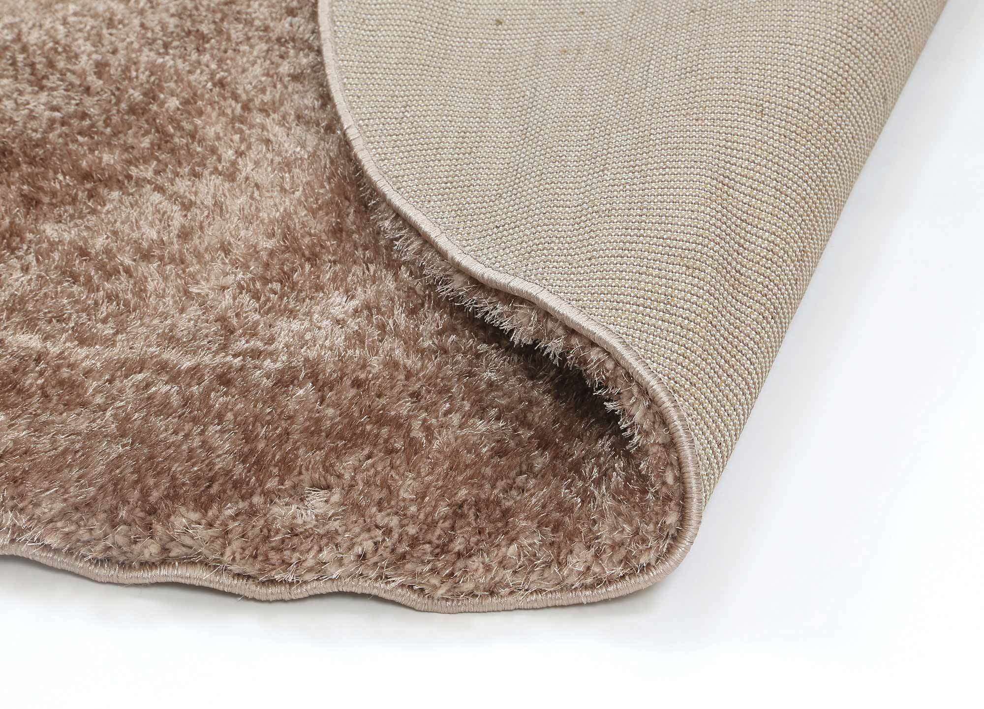 Large View Palace Plain Beige Shaggy Rug