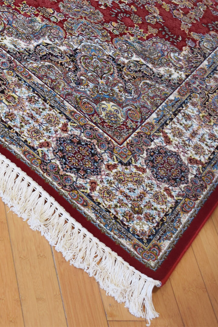 Large View Parsa Red Medallion Oriental Rug
