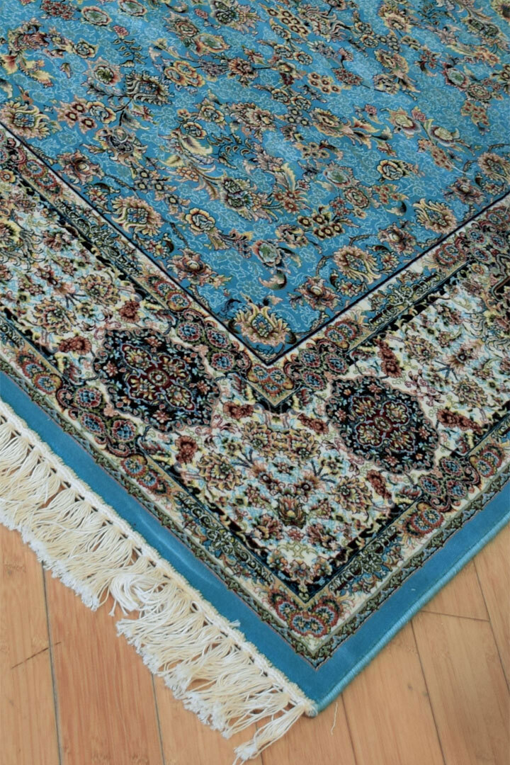 Parsa Blue Medallion Oriental Rug