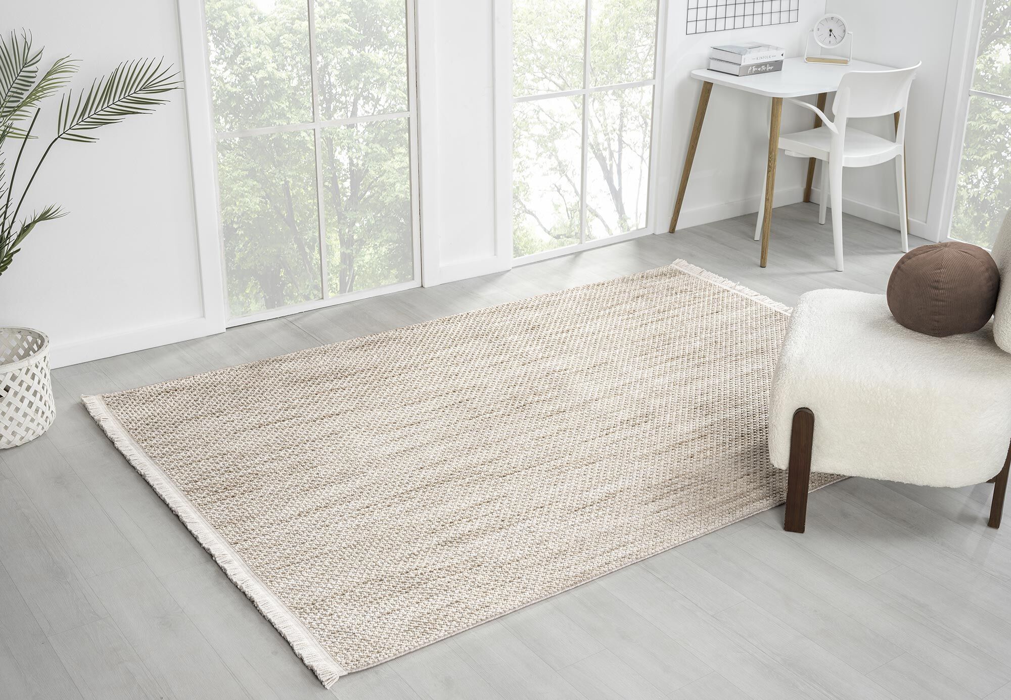 Large View Prague Plain Modern Rug