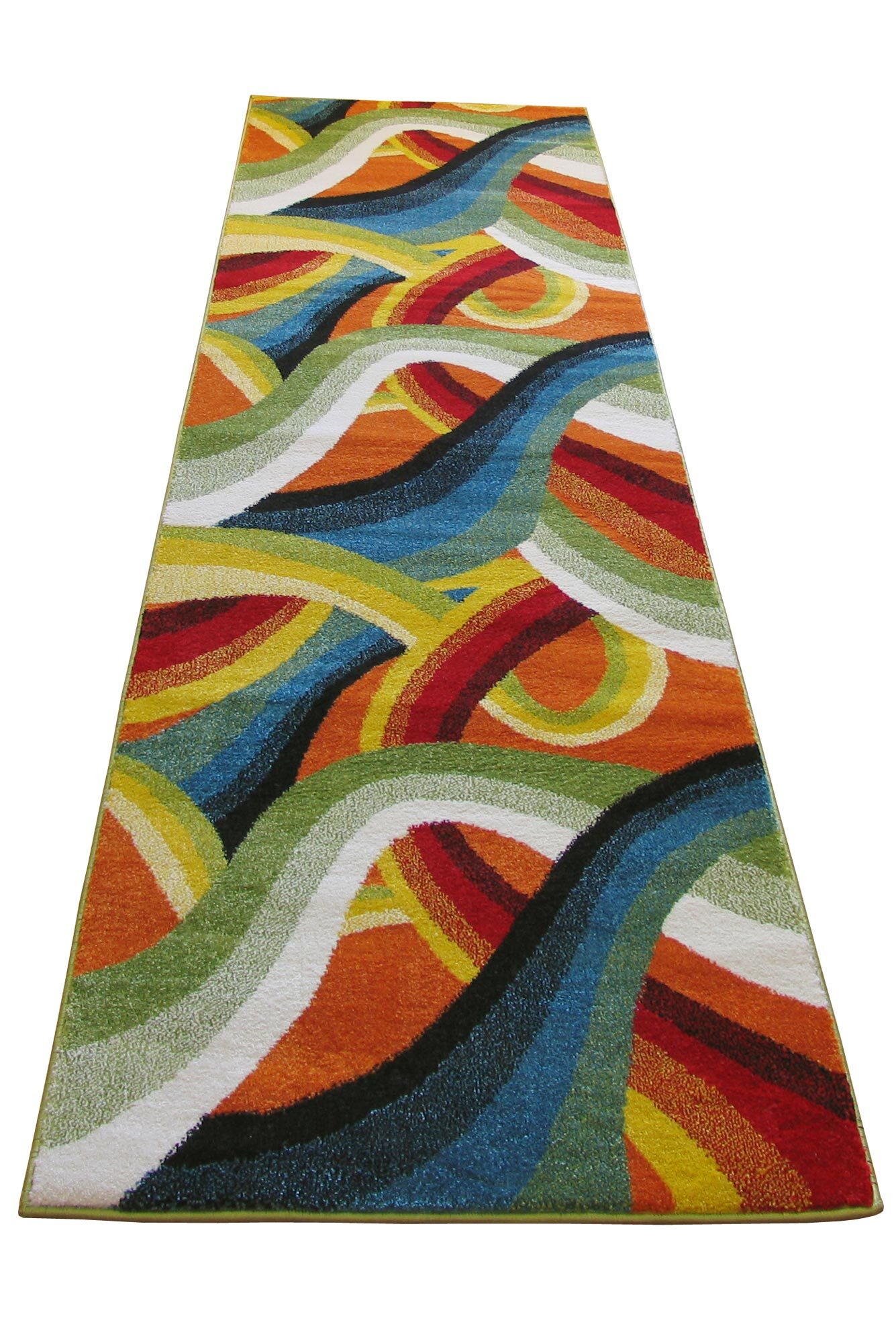 Large View Splendor Modern Wavy Rug