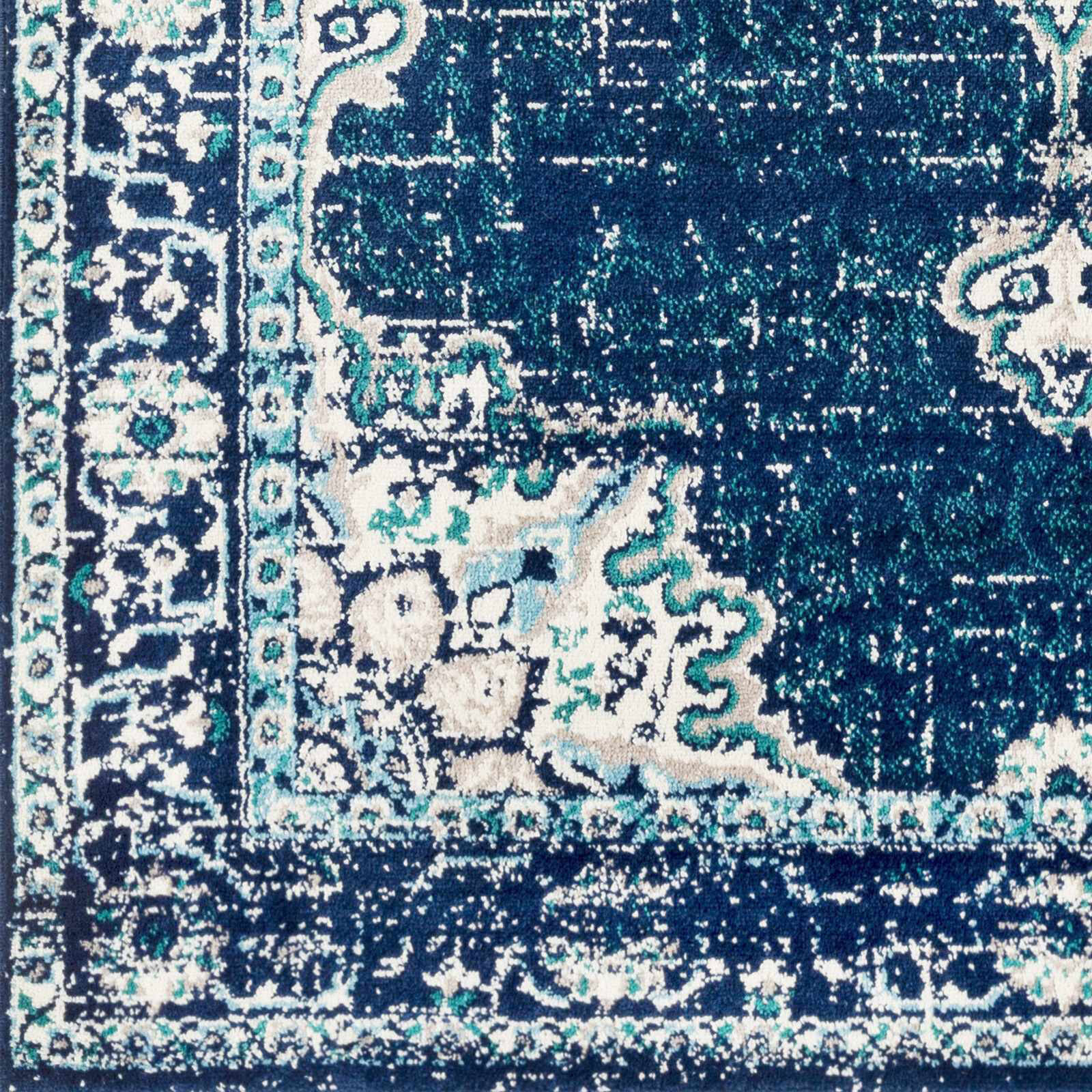 Large View Space Traditional Medallion Rug