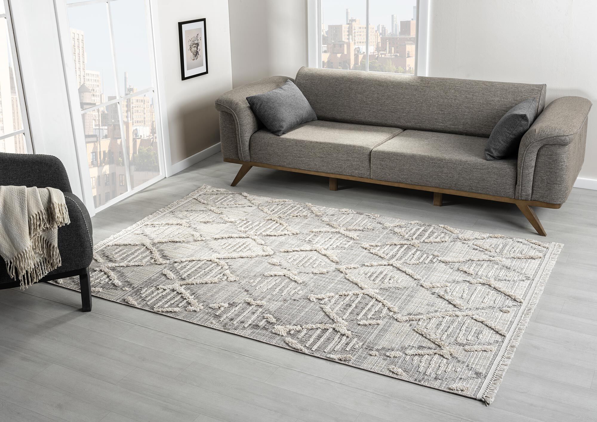 Large View Spain Moroccan Trellis Rug