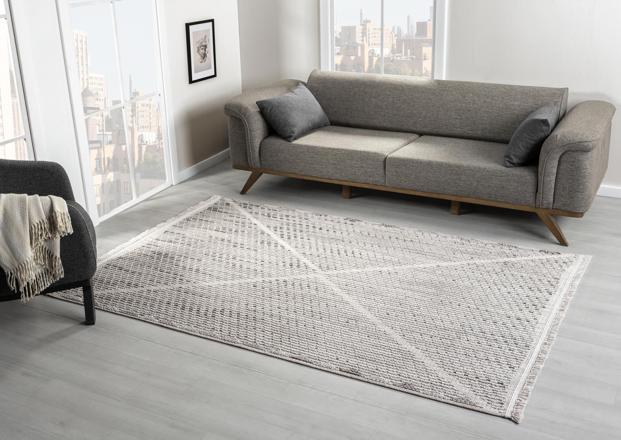 Large View Spain Modern Geometric Rug