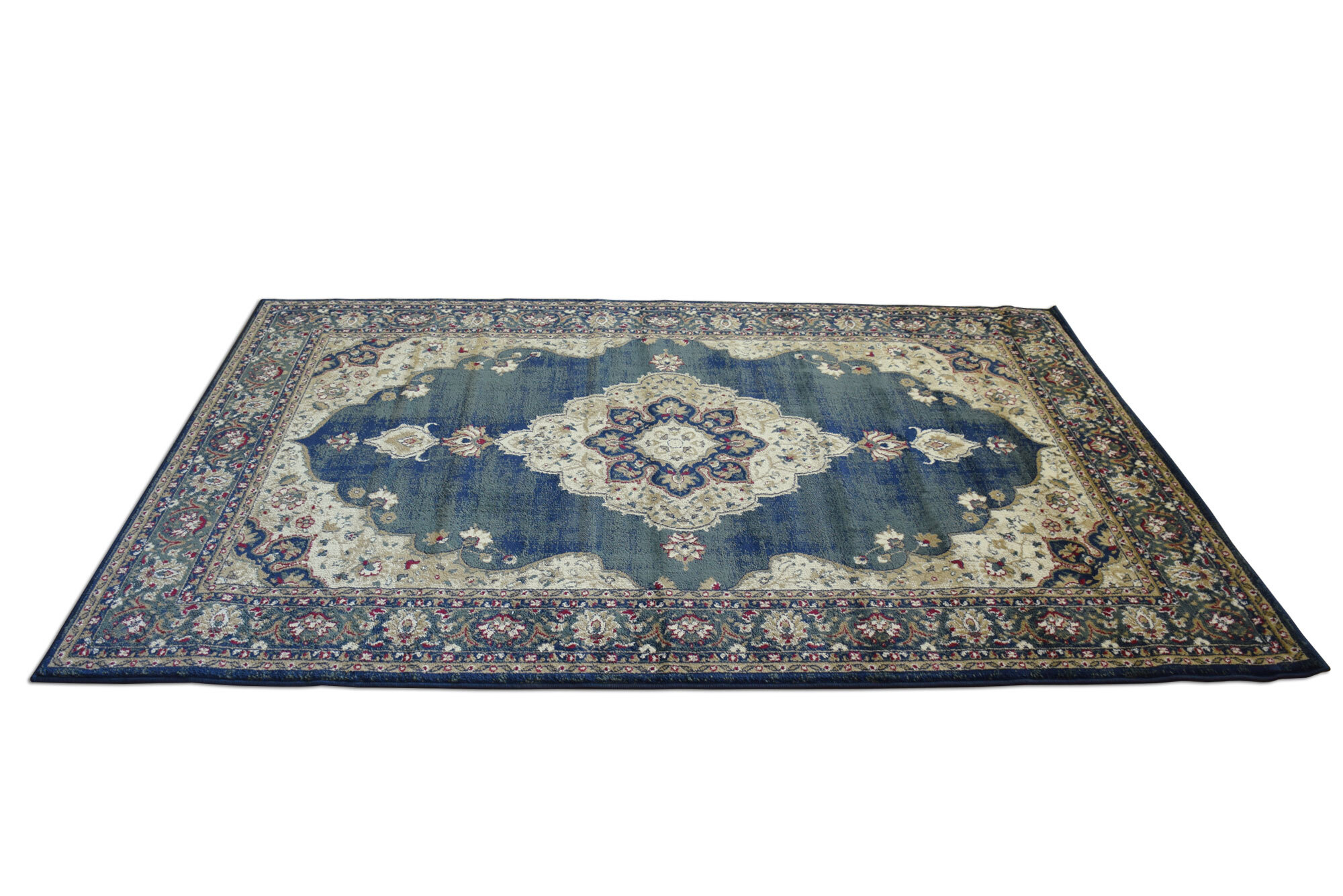 Large View Sydney Blue Classic Medallion Rug