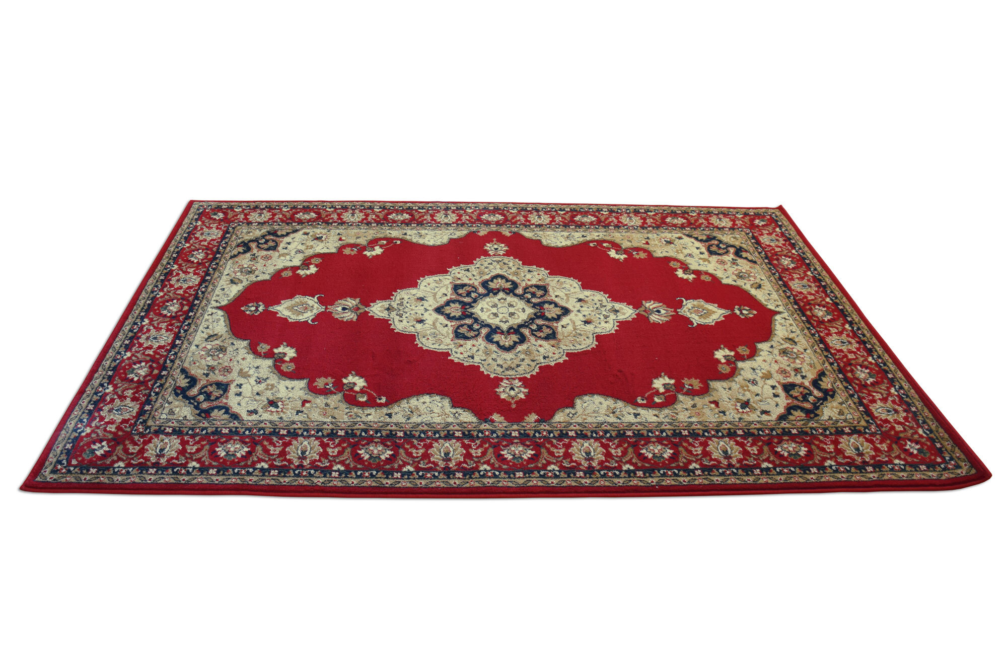 Large View Sydney Red Classic Medallion Rug