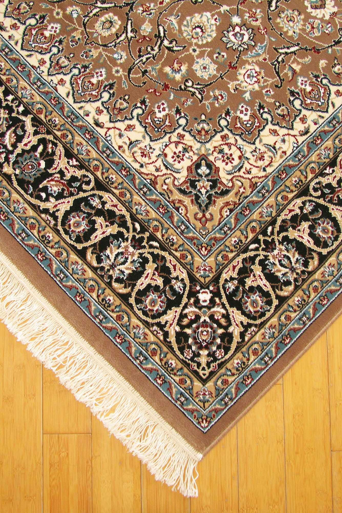 Tapis Brown Classic Medallion Rug