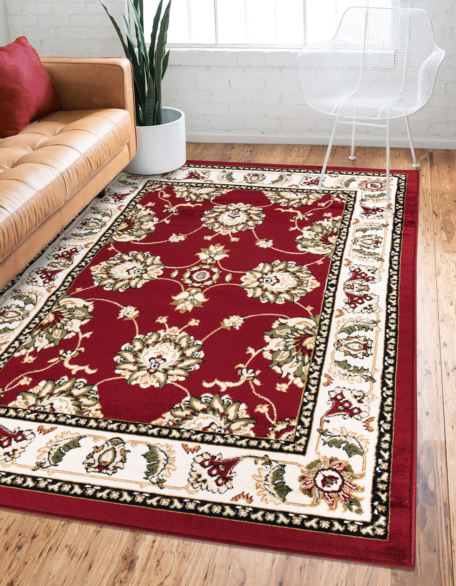 Large View Toni Traditional Floral Rug