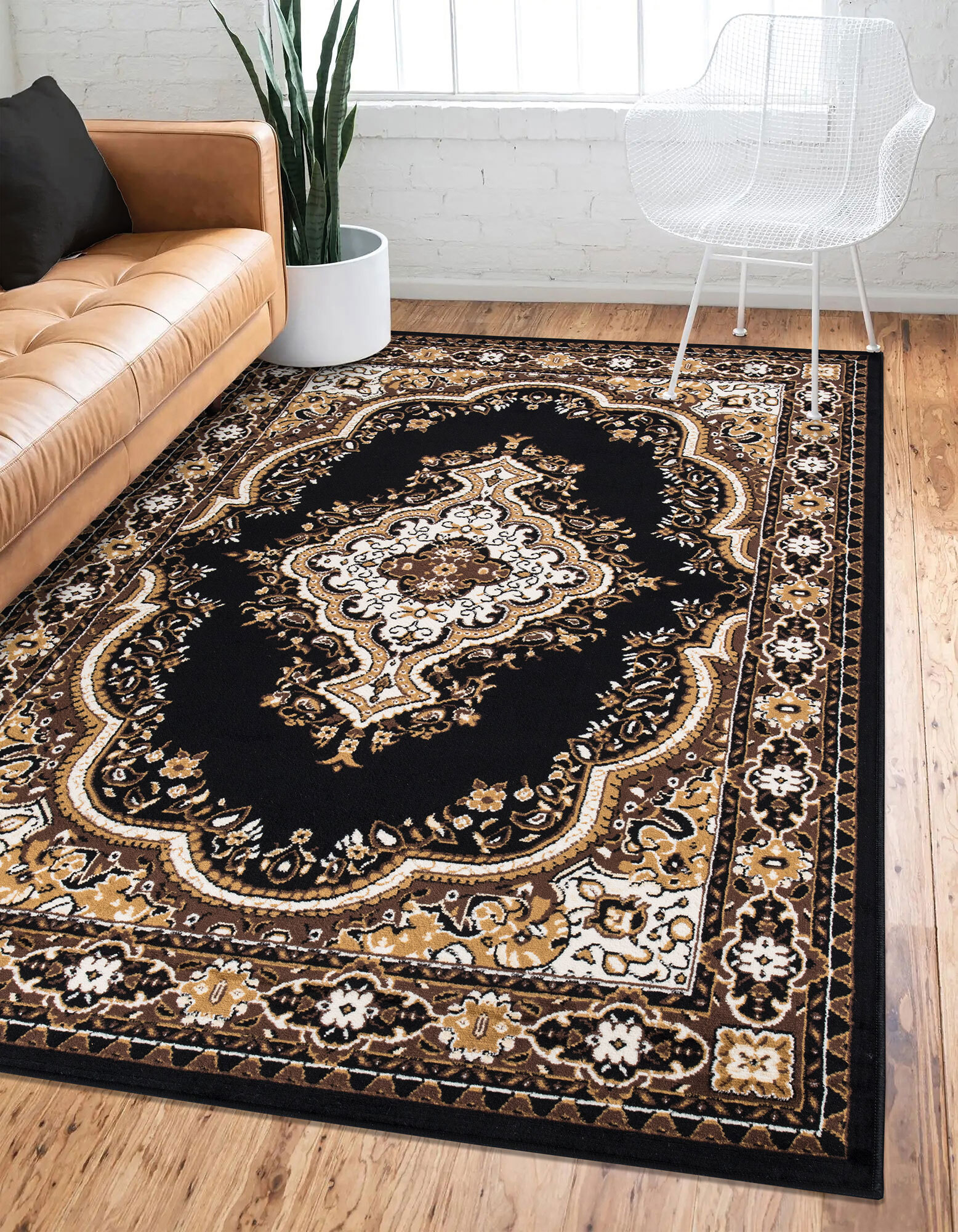 Large View Toni Traditional Medallion Rug