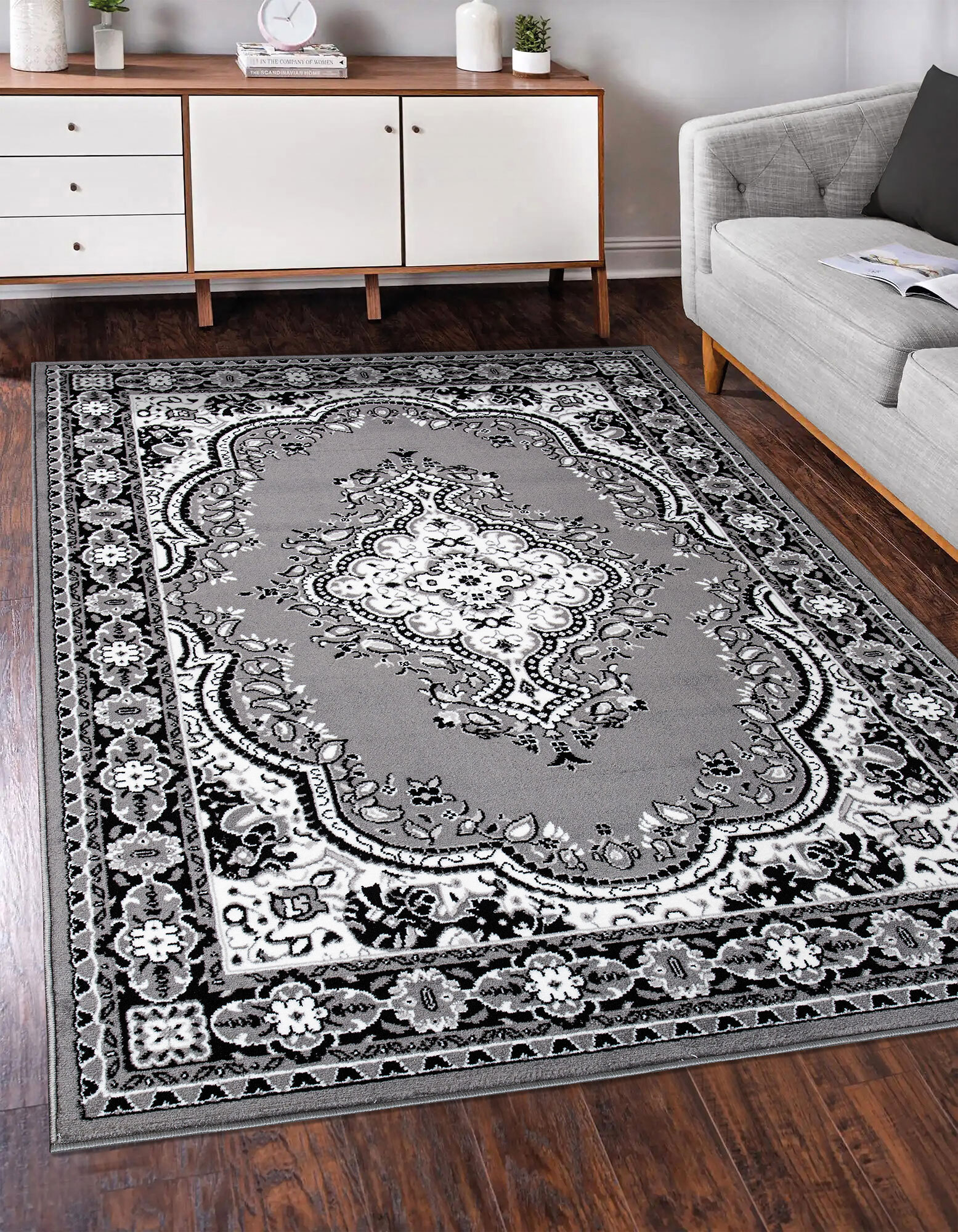 Large View Toni Traditional Medallion Rug