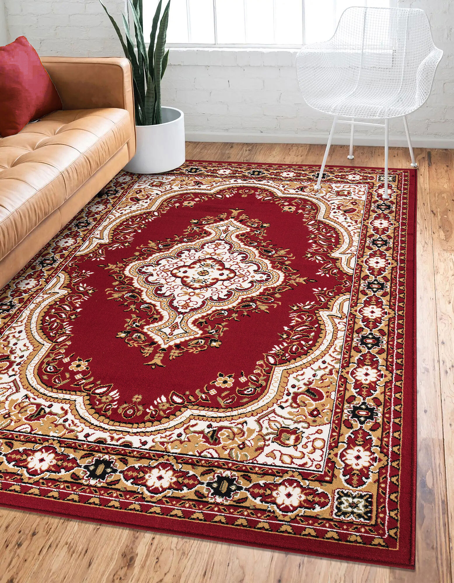 Large View Toni Traditional Medallion Rug
