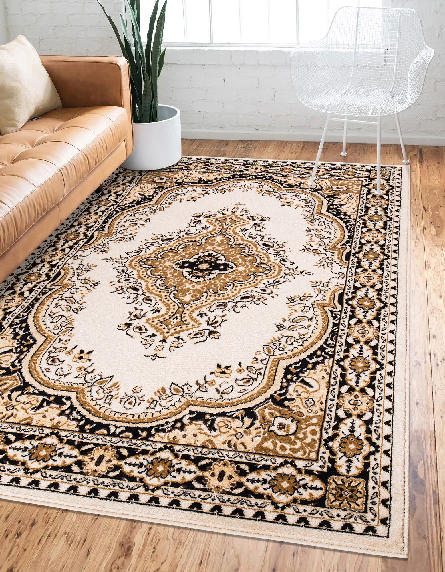 Large View Toni Traditional Medallion Rug