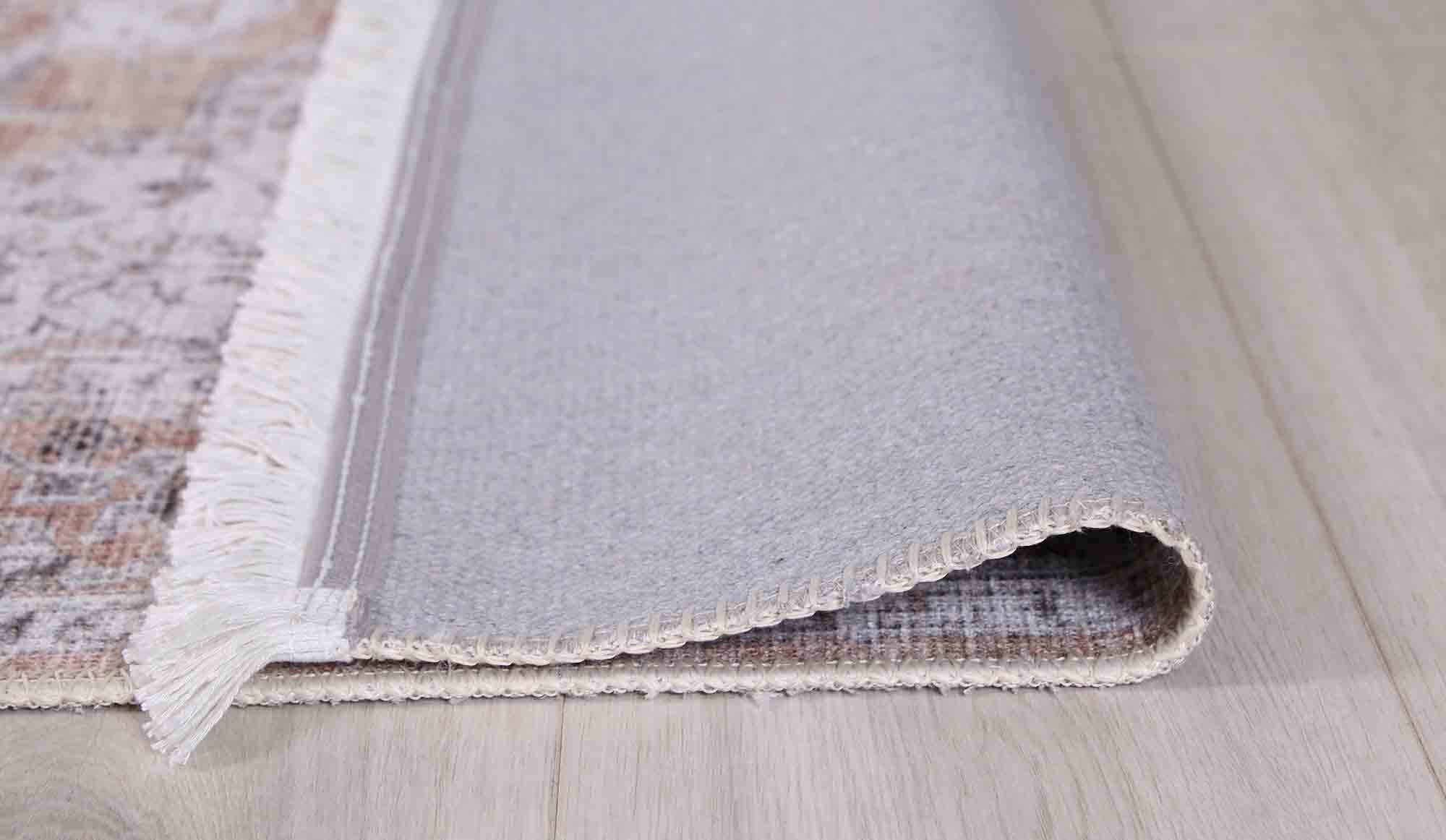 Large View Victoria Pink Vintage Cotton Rug