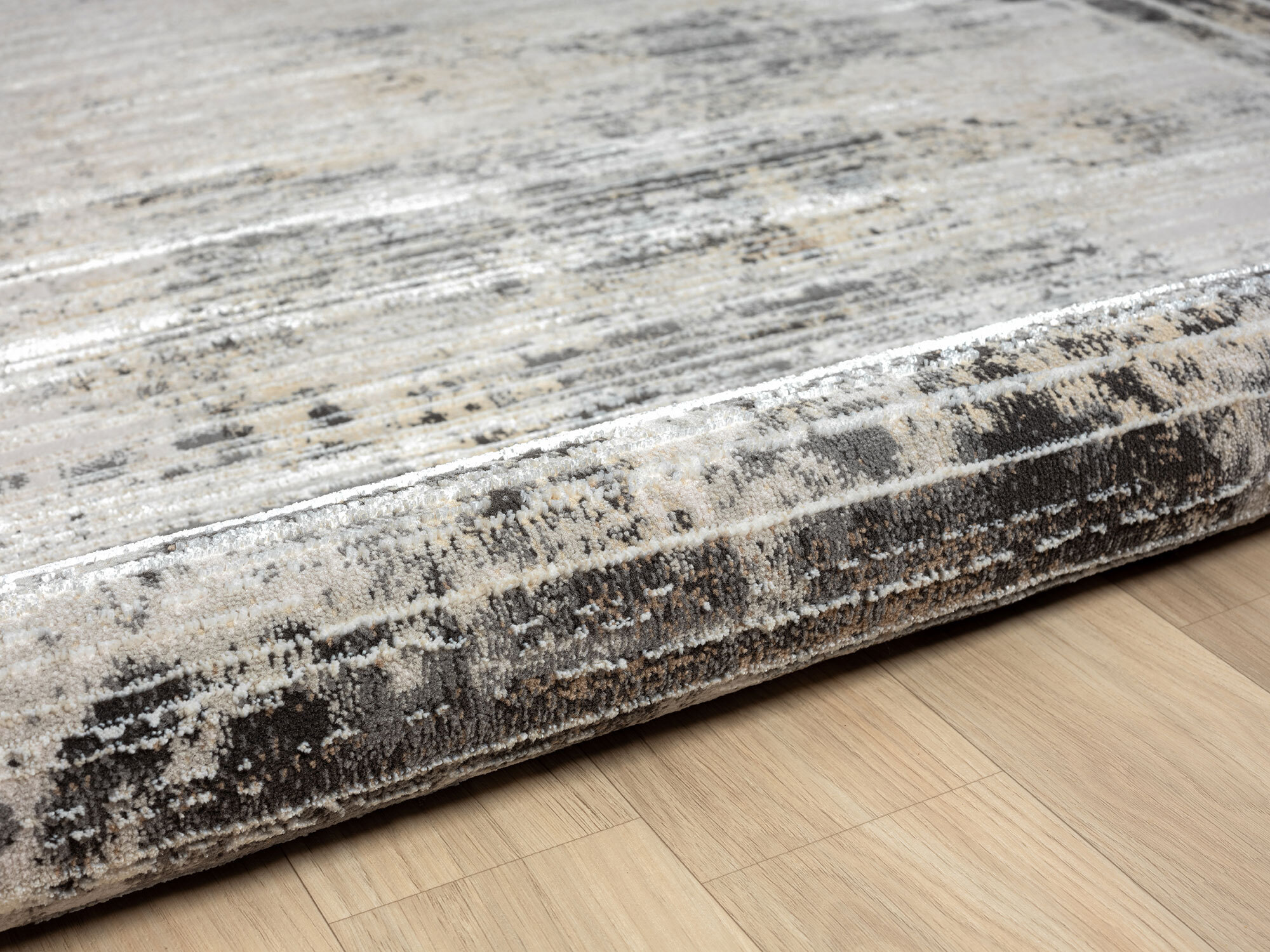Large View Vision Contemporary Border Rug