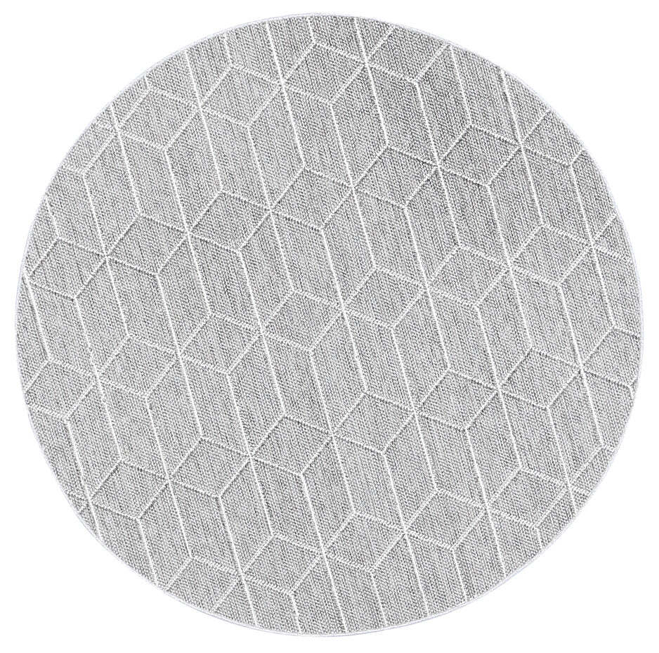 Large View Viva Geometric Flatweave Rug
