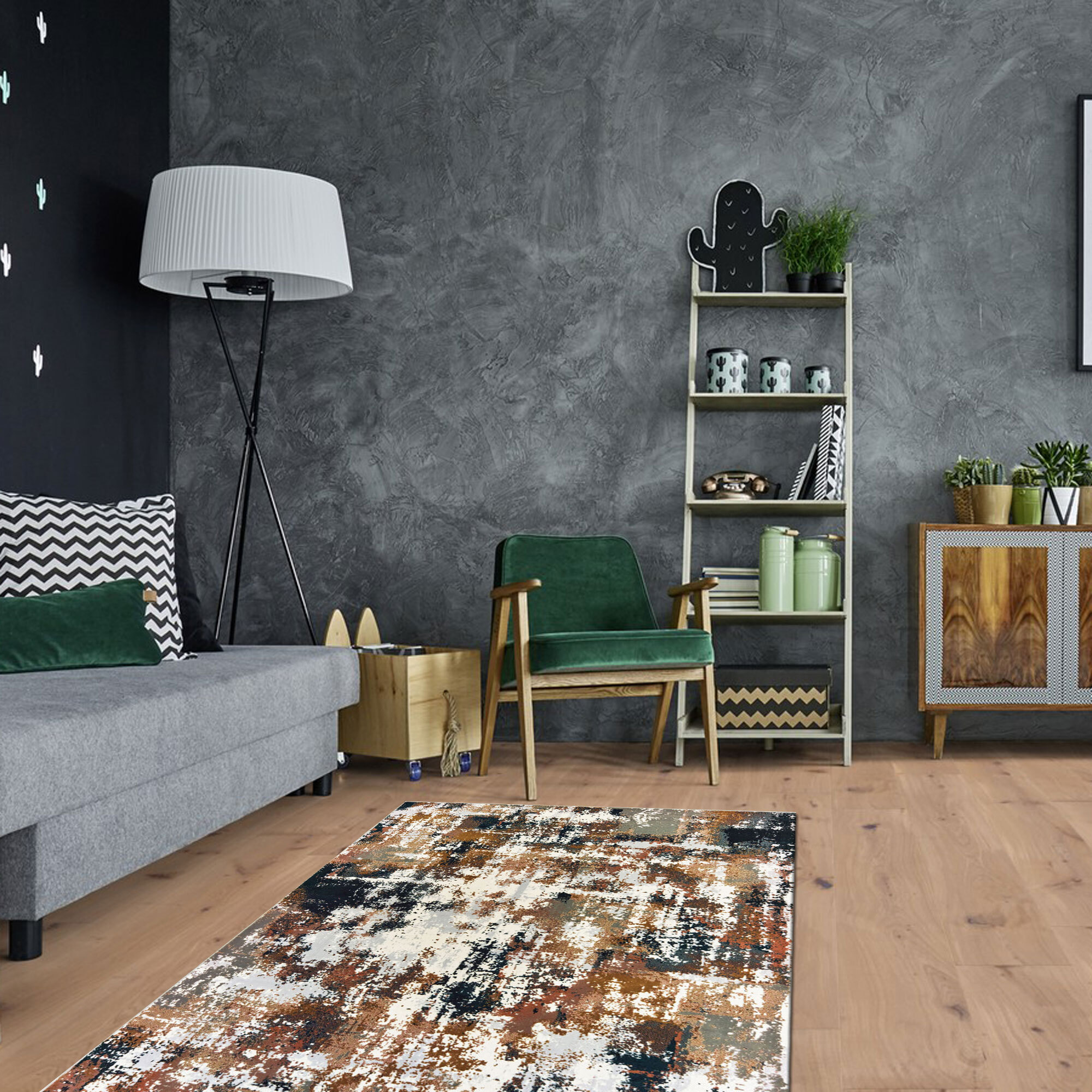 Large View Valentino Contemporary Rug