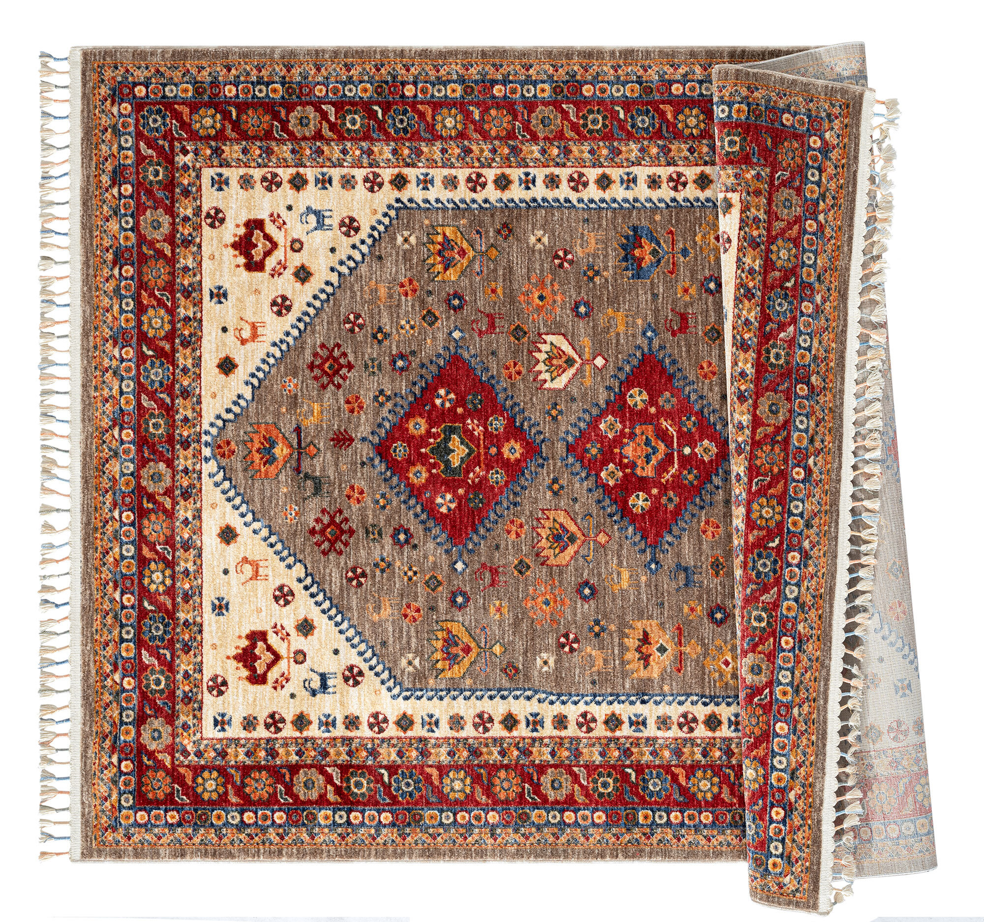 Large View Ziegler Traditional Medallion Rug