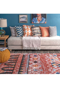 Amara Tribal Moroccan Tassel Rug